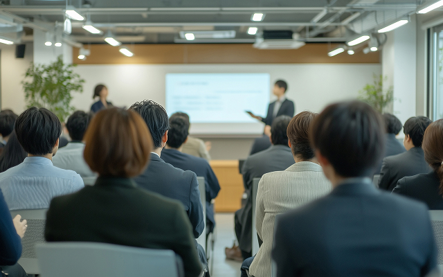 多様な研修スタイルの様子