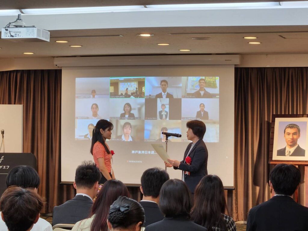 LSHアジア奨学会「第24回奨学金授与式」にて弊社奨学金を授与しました