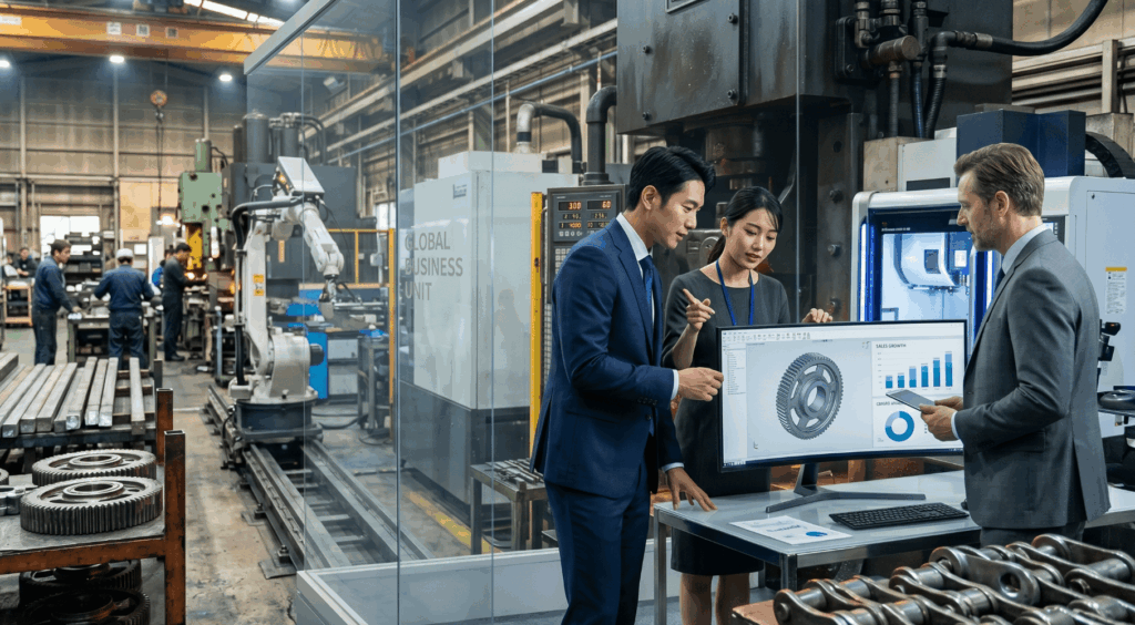 【中途採用・営業職】世界トップシェアを誇る部品メーカー/日本語×英語/外国人採用