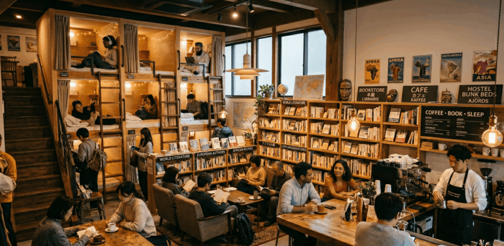 【新卒・既卒・中途/語学を活かした】ホテル×カフェ×本屋/東京or大阪/外国人採用
